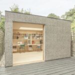 garden shed office clad