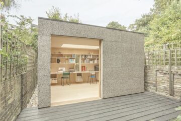 garden shed office clad
