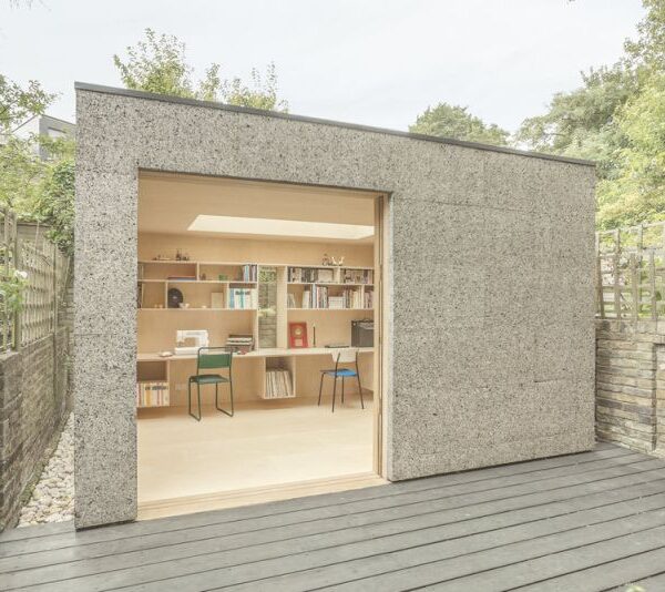 garden shed office clad