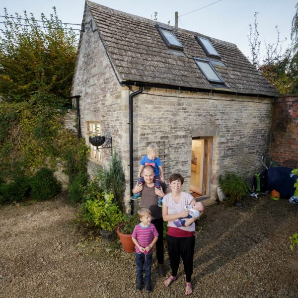 family move to a tiny house cover
