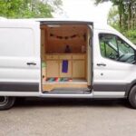 woman coverts van